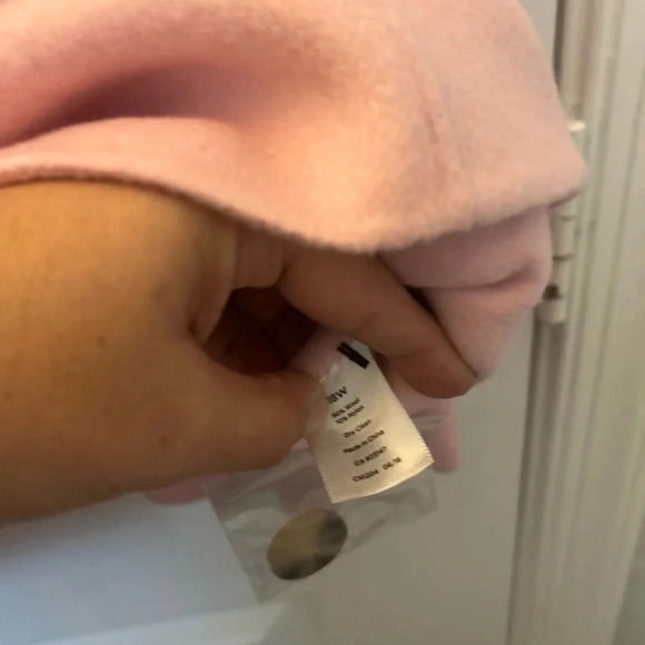 ! Talbots Double Faced Luxuriously Soft Wool Jacket Light Pink - Picture 4 of 4